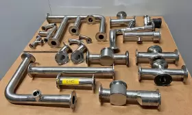 727667 SPX SFFA Clover Clamp Steel Tee Sanitary Washdown #2