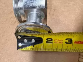727667 SPX SFFA Clover Clamp Steel Tee Sanitary Washdown #3
