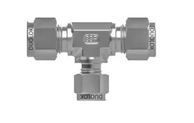 ISSD12RUT128 SSP DUOLOK Tube Reducing Tee Union Fitting