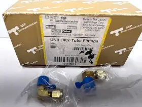 IBU4ME4 SSP Box Unilok Male Elbow Tube Fitting Mnpt