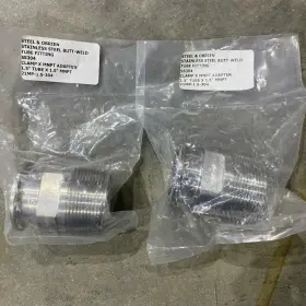 21MP-1.5-304 STEEL OBRIEN Clamp End Male Pipe Thread