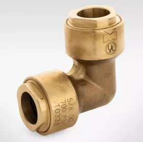 ACP02722 STREAMLINE Mueller Refrigerant Push Fitting Elbow