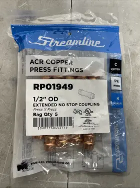 RP01949 STREAMLINE Od Coupling Press