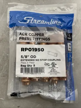 RP01950 STREAMLINE Od Coupling Press