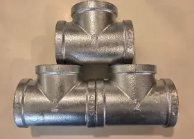 501922 STZ Tee Npt Galvanized