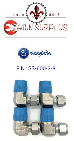 SS-600-2-8 SWAGELOK Tube Mnpt Elbow Fittings