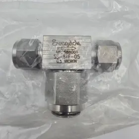 SS-81F-05 SWAGELOK Tee Particulate Filter Micron Steel