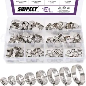 722943006313 SWPEET Steel Single Ear Metallic Kit