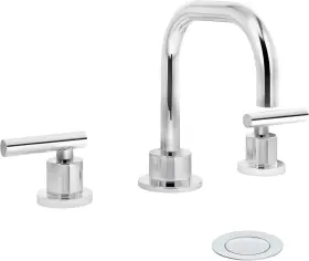 SLW3512PP SYMMONS Handle Bathroom Faucet Push Pop Drain