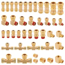 T-KC-TZ7154 TAIIDAUES Dot Air Brake Line Fittings Compression