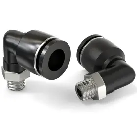 PL6-M6 TAILONZ PNEUMATIC Male Elbow Tube Od Sliver