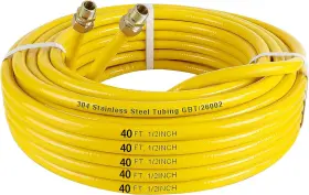 100FT-FBA THMXIT Standard Csst Gas Line Hose Male Adapter 100FT-FBA THMXIT Standard Csst Gas Line Hose Male Adapter