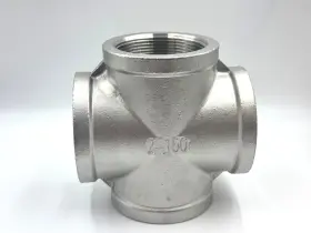 4W-200 TIB Steel Npt Pipe Cross Union Cast