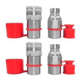 788703665336 TIKSCIENCE Npt Thread Skid Steer Flat Hydraulic