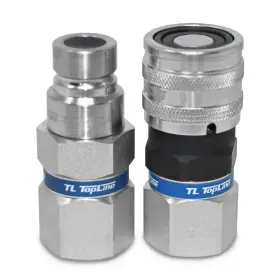 850057403244 TL TOPLINE Npt Skid Steer Bobcat Flat Hydraulic #2