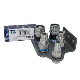 FFB1238-081-061-4 TL TOPLINE Flat Hydraulic Connect Coupler