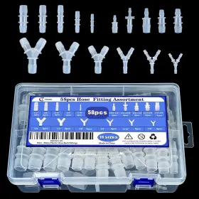 768825078726 TMJUU Hose Barb Fittings Equal Unequal