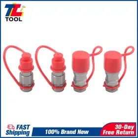 TL7338860 TOOL LIBRARY Flat Hydraulic Coupler Double Shut Npt