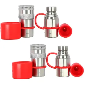 785034543876 TOPFURN Npt Skid Steer Hydraulic Couplers Wit