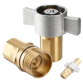 10914345A TRUCFUSION Npt Line Wing Nut Hydraulic Disconnect