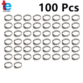 TR2390 TURITRADE Steel Clamp Cinch Ring Crimp Pinch Fitting
