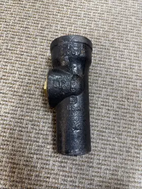 24774 TYLER PIPE Hub Spigot Cast Iron Tee