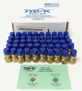B-4-DMC-2 TYLOK Box Tube Mnpt Compression Fitting
