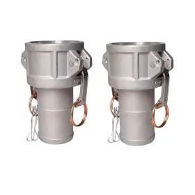 ALC200 U/D Discharge Hose Cam Lock Fittings Groove Layflat