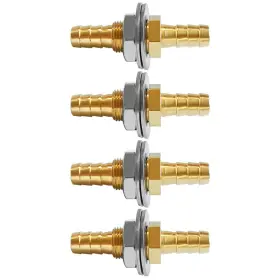 0ZM-IDS-02261 UENEDE Straight Od Barb Bulkhead Fitting Tank