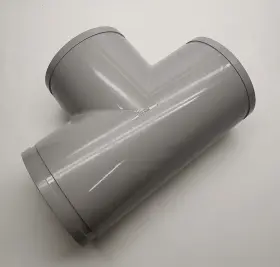 220MM-GRV-TEE Grooved Equal Fitting Pvc Mechanical Pipe