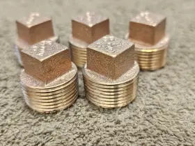 058-13589 Pipe Plug End Gas Cap Npt Thread Fitting Square Oil #3