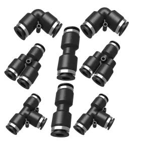 652827872416 UTAH PNEUMATIC Push Connect Air Fittings Elbow