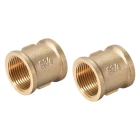041814112305 UXCELL Cast Pipe Fittings Coupling Female Thread