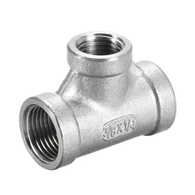 041814280264 UXCELL Steel Cast Pipe Fitting Bspt Tee
