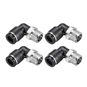 041814452463 UXCELL Push Connect Tube Fitting Male Elbow Od