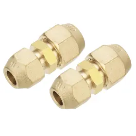 609044662320 UXCELL Pipe Extension Joint Connector Flare Nuts