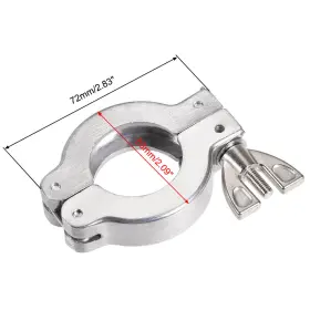 619668265814 UXCELL Vacuum Clamp Single Pin Wing Nut Center #3