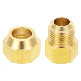 639664458645 UXCELL Flare Female Male Tube Fitting Nut