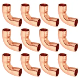 640283202335 UXCELL Elbow Copper Fitting Solder Pure