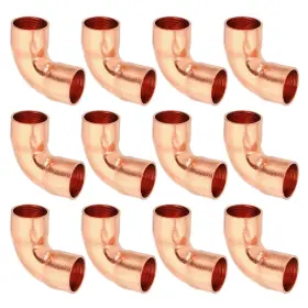 640283202397 UXCELL Elbow Copper Fitting Solder Pure