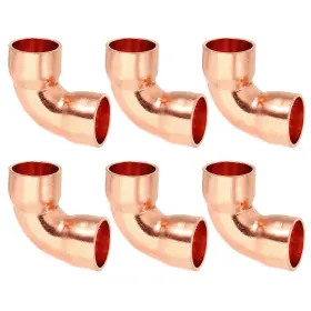 640283202427 UXCELL Elbow Copper Fitting Solder Pure