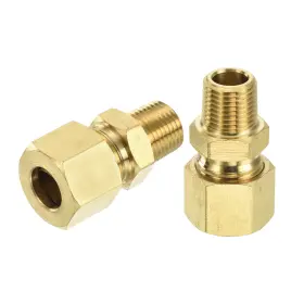 640283361087 UXCELL Tube Od Npt Male Compression Fitting