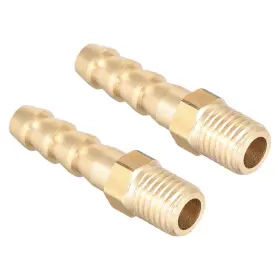 641832108924 UXCELL Fitting Connector Male Barb Hose