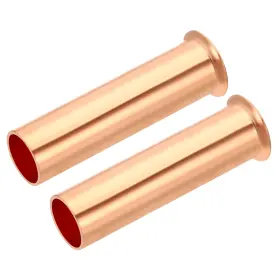 Uxcell 656320700757 5/8 Inch 16mm Od Copper Flare Tube Fitting For Refrigeration Plumbing 2pcs