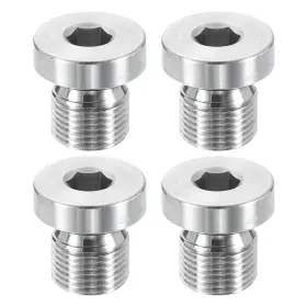 678202149829 UXCELL Steel Pipe Plug Male Thread Inner Hex