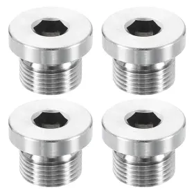 678202348420 UXCELL Steel Pipe Plug Fitting Male Thread Inner