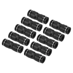 679134110796 UXCELL Pack Push Connect Air Line Fitting Union