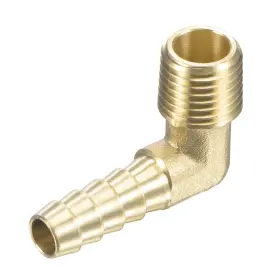679134111663 UXCELL Hose Barb Fitting Elbow Npt Male Thread
