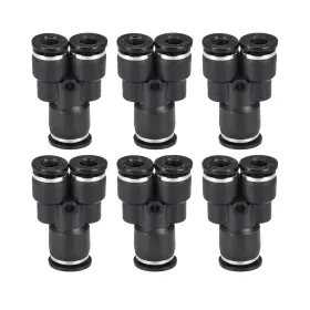 679134473631 UXCELL Connect Splitter Push Tube Fittings Od