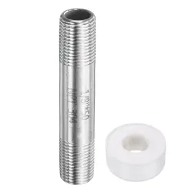 679209563502 UXCELL Nipple Pipe Fitting Npt Male Cast